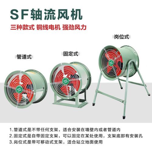 厂促F流风机220式V380VS大功率换气扇强力管道排风岗位厨房工现货
