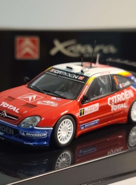 Autoart/奥拓 1:43 雪铁龙 塞纳 Xsara WRC 勒布拉力合金赛车模型