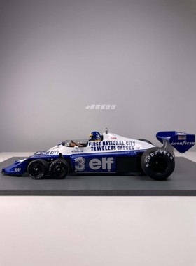 Spark 1:18 Tyrrell 泰瑞尔 F1 1977 P34 意大利6th 赛车模型礼物