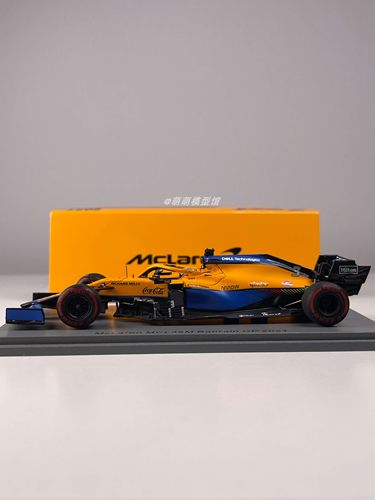 Spark 1:43 McLaren迈凯伦MCL35M 2021 F1车模树脂收藏摆件礼物