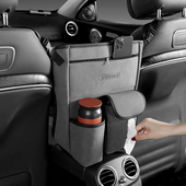 蔚豪汽车座椅间储物网兜车载收纳袋挂袋多功能车内中控椅背置物袋