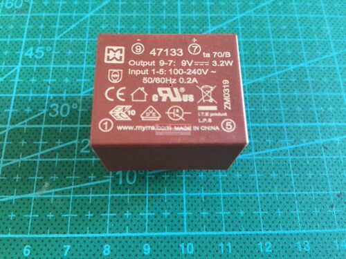 MYRRA 47133 9V 0.36A 3.2W 原装进口稳压电源整流 隔离变压器 - 封面