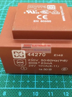MYRRA 44270 10VA 24V 230V 63mA 原装进口稳压电源整流