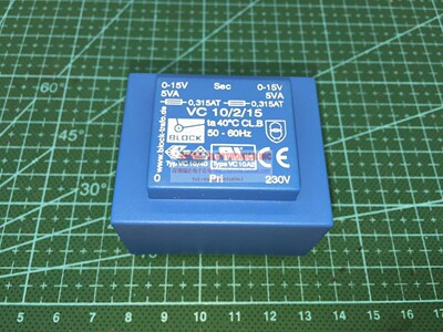 BLOCK VC10/2/15 10VA 2x15V 原装进口稳压电源整流 隔离变压器