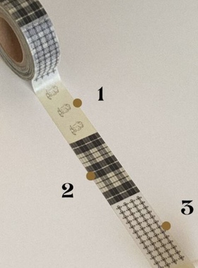 【至橘】韩国jazzornot 拼接和纸胶带盐系手帐装饰素材韩系