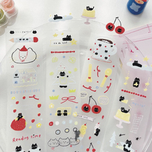 【至橘小铺】3amigos pipi在身边新品切膜贴纸卷分装盐系百搭手帐