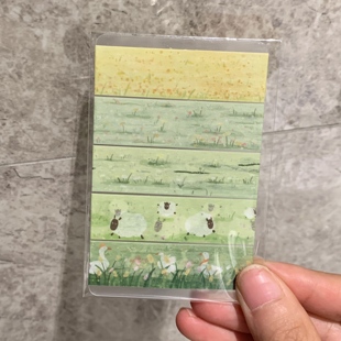 店主自用m5新手必入墨轩基础百搭盐系和纸手帐胶带 至橘小铺