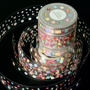 【至橘】Lifetape人生磁带彩石贝壳光闪闪韩系胶带分装ins打底