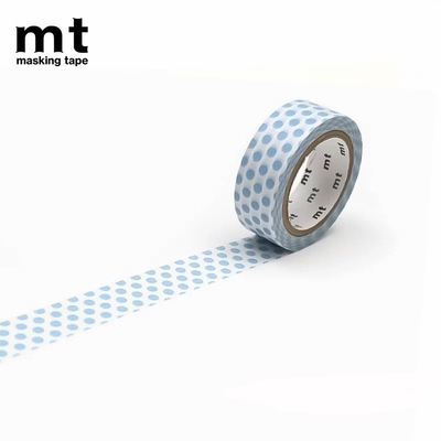 【至橘小铺】日本mt蓝色波点基础百搭和纸胶带分装手帐素材福袋