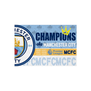 曼城夺冠军五冠王足球迷丝圈地垫子门外玄关入户进门口脚垫