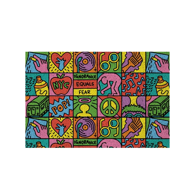 keithharing凯斯哈林丝圈地垫