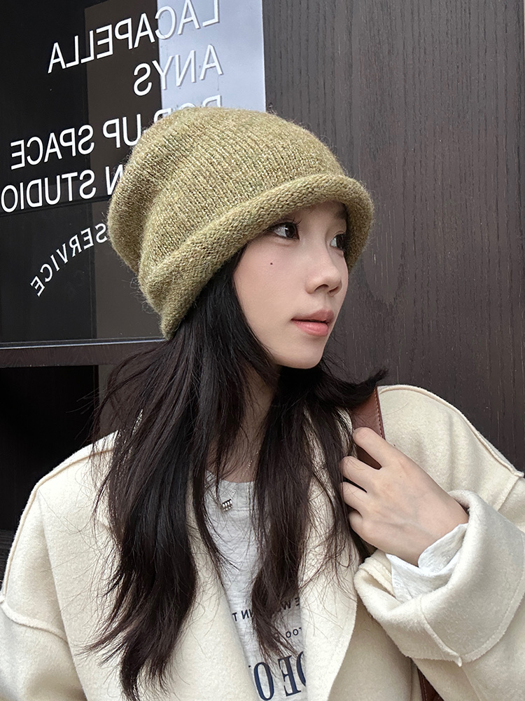 心秀针织包头帽逛街出游日系百搭