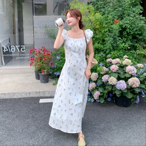 法式减龄碎花连衣裙女夏2025新款气质流行爆款漂亮绝美长裙巨好看