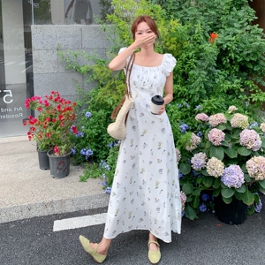 法式减龄碎花连衣裙女夏2025新款气质流行爆款漂亮绝美长裙巨好看图片