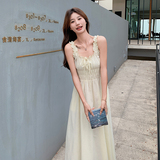 现货2025夏款少女系列一字肩性感收腰棉麻连衣裙，女装连衣裙，慧峰