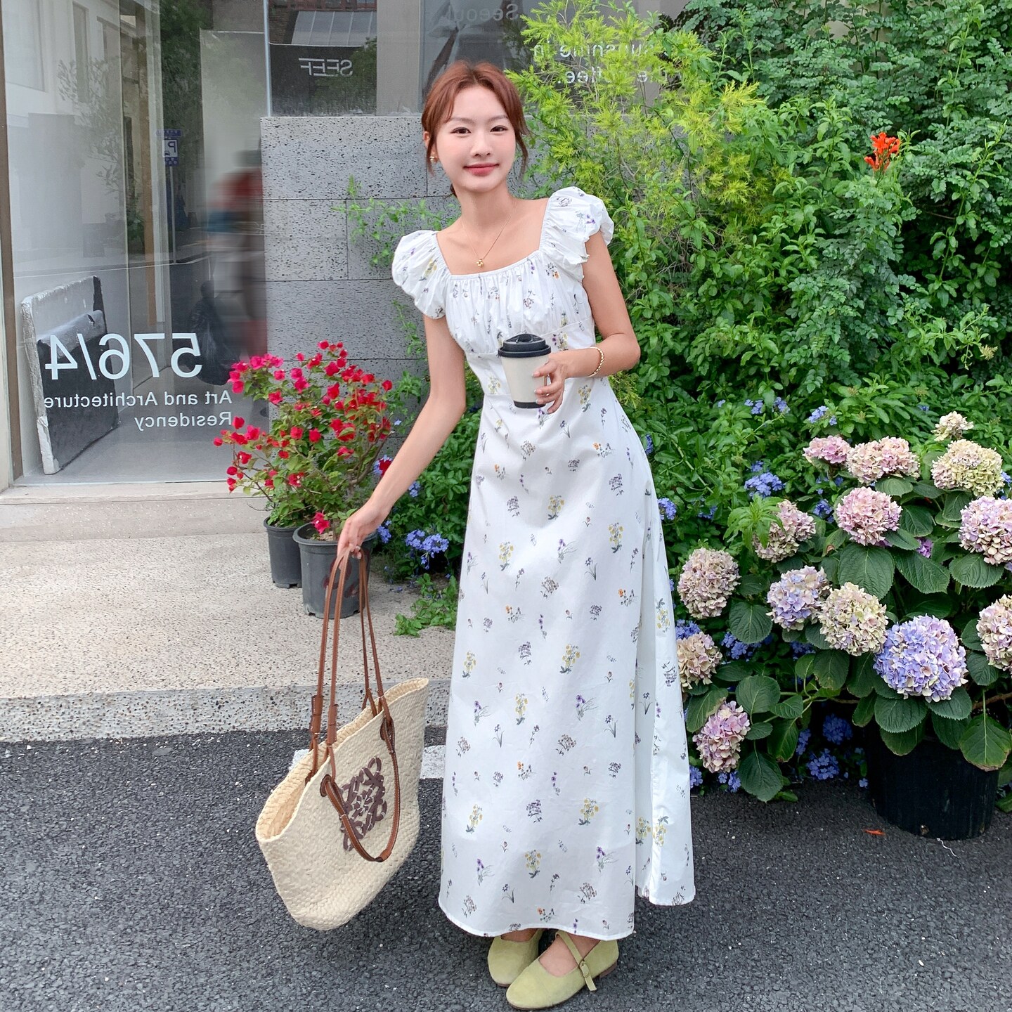 法式减龄碎花连衣裙女夏2025新款气质流行爆款漂亮绝美长裙巨好看,女装连衣裙,鑫慧