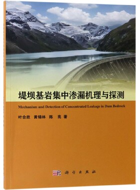 正版现货 堤坝基岩集中渗漏机理与探测 叶合欣，黄锦林，陈亮 科学出版社 9787030616234平装胶订