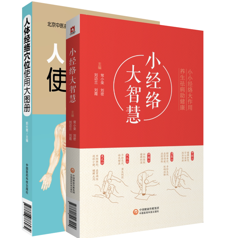 2本套 小经络大智慧 人体经络穴位使用大图册 9787521423204