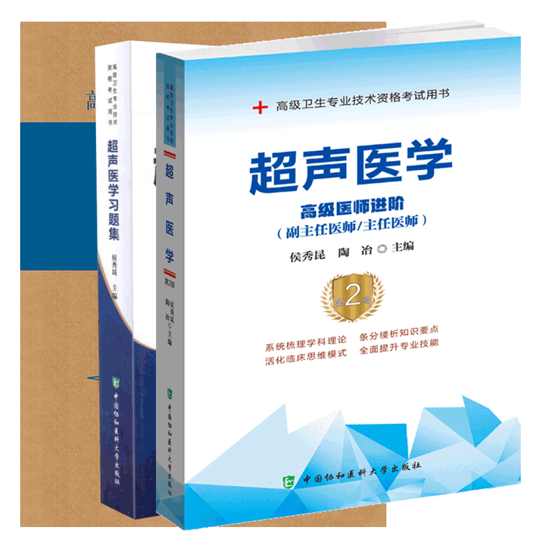 共3册现货 2020高级职称主任副主任医师超声医学第2版二高级医师进阶/超声医学科学模拟试卷/习题集高级卫生专业技术资格考试用书