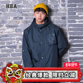 经典 国潮轻户外连帽夹克长袖 外套男装 HEA 休闲宽松日常简约基础款