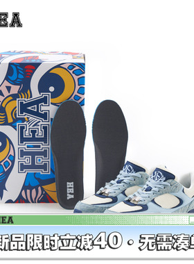 HEA Airwalk 空中漫步系列复古国潮醒狮蓝色休闲鞋男女同款情侣鞋