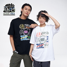 HEA x i.t izzue联名款短袖T恤男宽松百搭休闲运动风圆领半袖情侣