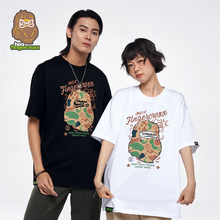 HEA x i.t fingercroxx休闲猿人短袖T恤无性别夏季纯棉印花上衣