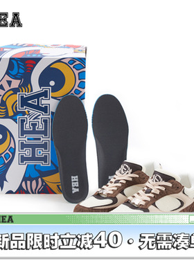 HEA Airwalk 空中漫步系列复古国潮醒狮卡其色休闲鞋男女同款情侣