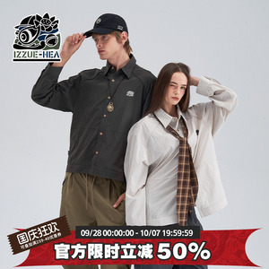 潮牌工装长袖衬衫外套男女同款