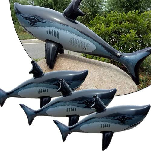 1PCS Floating Shark Float Toy Kids Adults Inflatable Water S