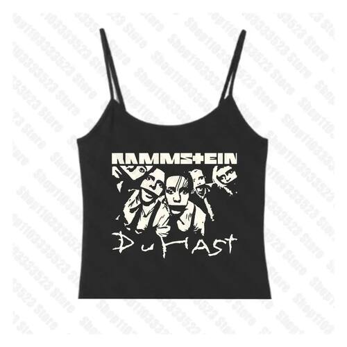 Y2k Style Aesthetics Women Vintage Sleeveless Tank Tops Goth