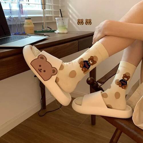 New Women's Sandals And Slippers, With Thick Soles And Cute