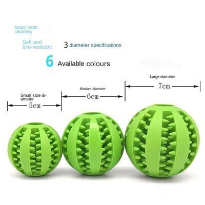 Pet Bite resistant Rubber Watermelon Tooth Ball Dog Toy Elas