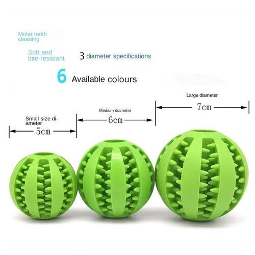 Pet Bite resistant Rubber Watermelon Tooth Ball Dog Toy Elas