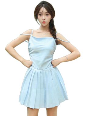 Plus Size French Halter Dress One Neckline Design Spring Sum