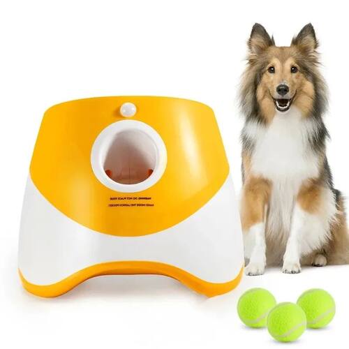 Dog Toys Automatic Ball Launcher Throwing Machine Catapult P
