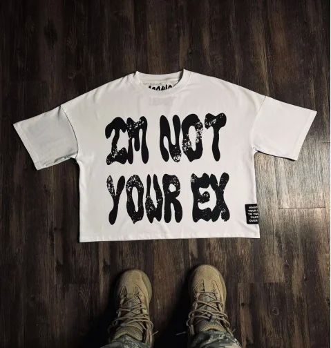 2023 summer new streetwear letter printed T-shirt short y2k