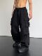 Solid Pocket Trendy Multi Men Trouse Cargo Flap Pants Y2K