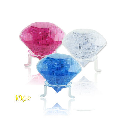 educational toys 3D crystal puzzle diamond rose love crystal