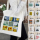 Gogh Shopper Shopping Graphic Van Harajuku Bag Tote Wome