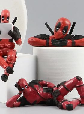 Desk Decoration Deadpool Car Home Office Marvel 8cm X-MAN Fu