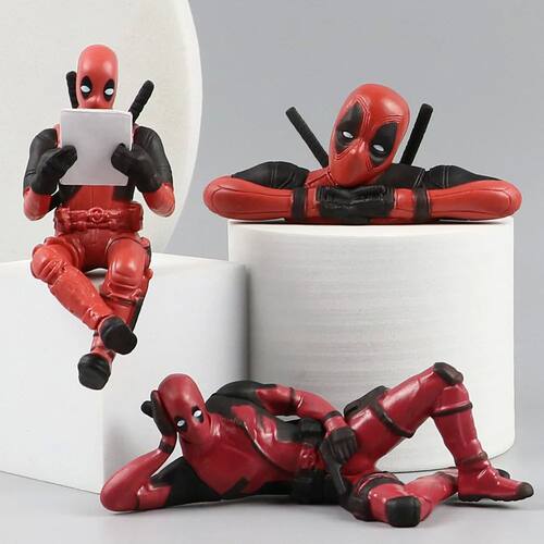 Desk Decoration Deadpool Car Home Office Marvel 8cm X-MAN Fu