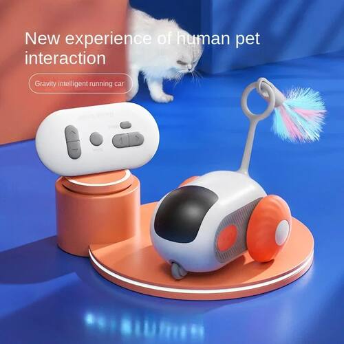 Intelligent sports car remote control electric cat toys self