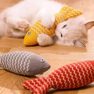 Cats Toys Catnip Toys Soft Linen Interactive Kitten Indoor E