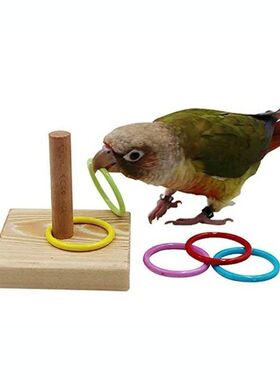 Bird Training Ring Toy Parrot Educational Toys Training Inte