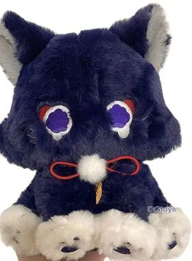 Genshin Game Anime Figure Doll Fluffy Cat Plushie Toy Impact
