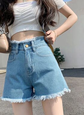 2023 Spring Summer Jean Shorts for Women Casual Sexy High Wa