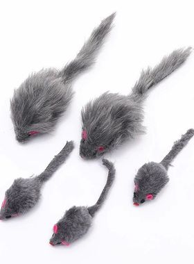 5Pcs Plush Catmint Simulation Mouse Interactive Cat Pet Catn