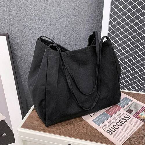 Casual Large Capacity Canvas Shopper Totes High Quality Eco
