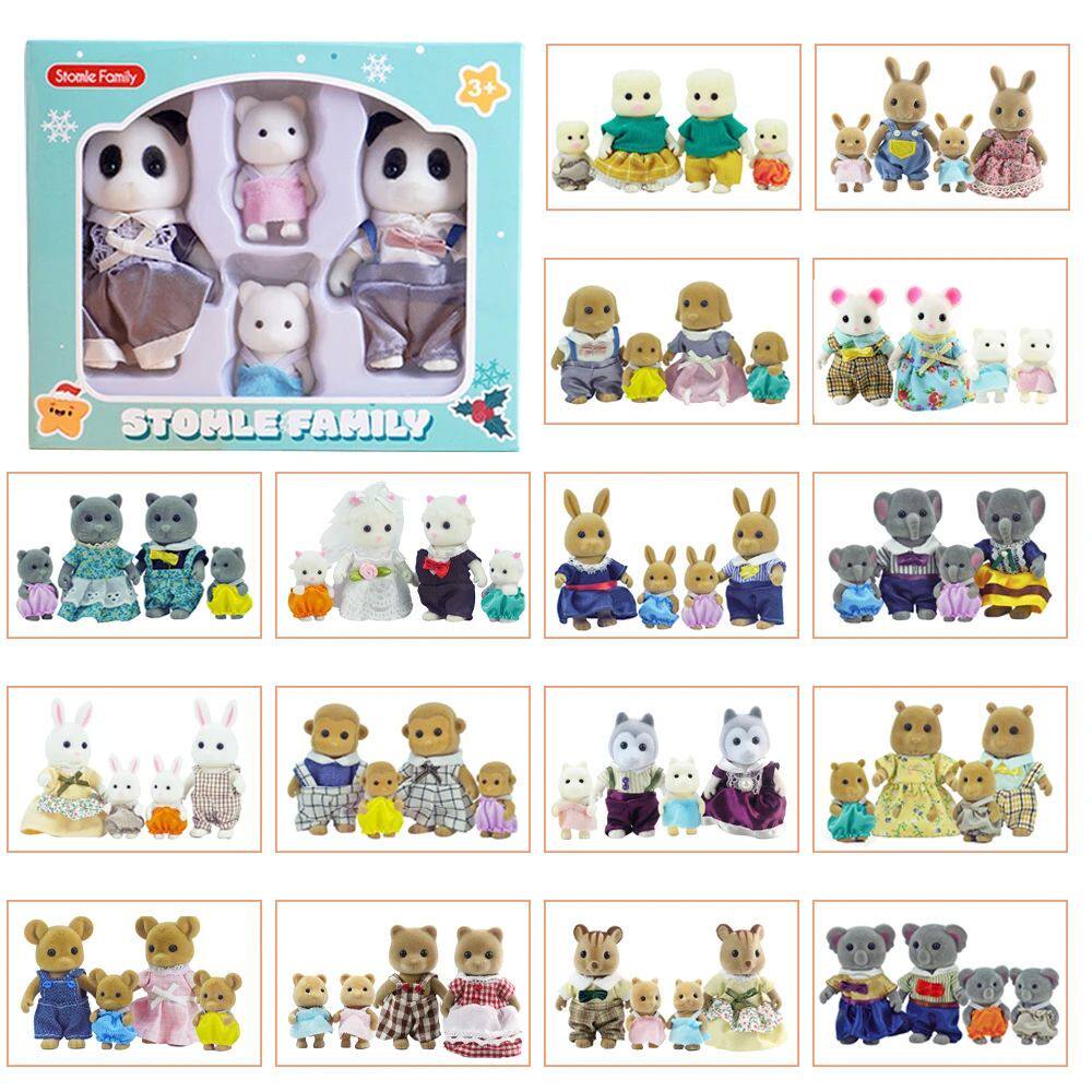 Box Packing Forest Family Reindeer Bunny Panda Animal Simula
